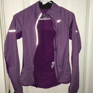 Purple Nike running jacket